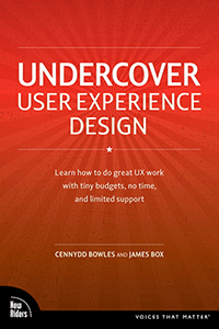 Undercover User Experience Design cover